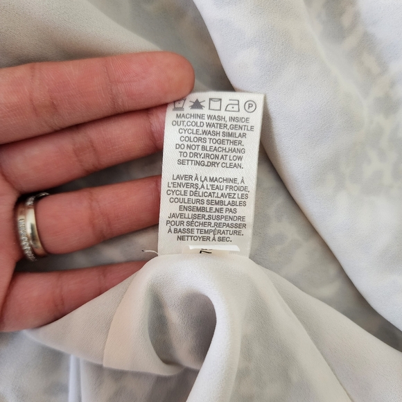 Sexy Leopard Cheetah Print Sleeveless Top Size XS/Small Party Preppy Office - Picture 7 of 7